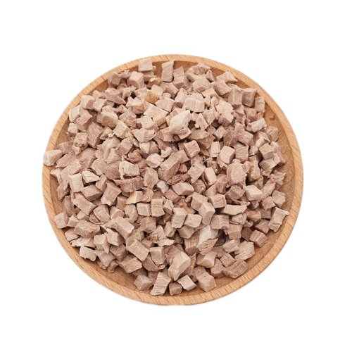 Duck meat cubes